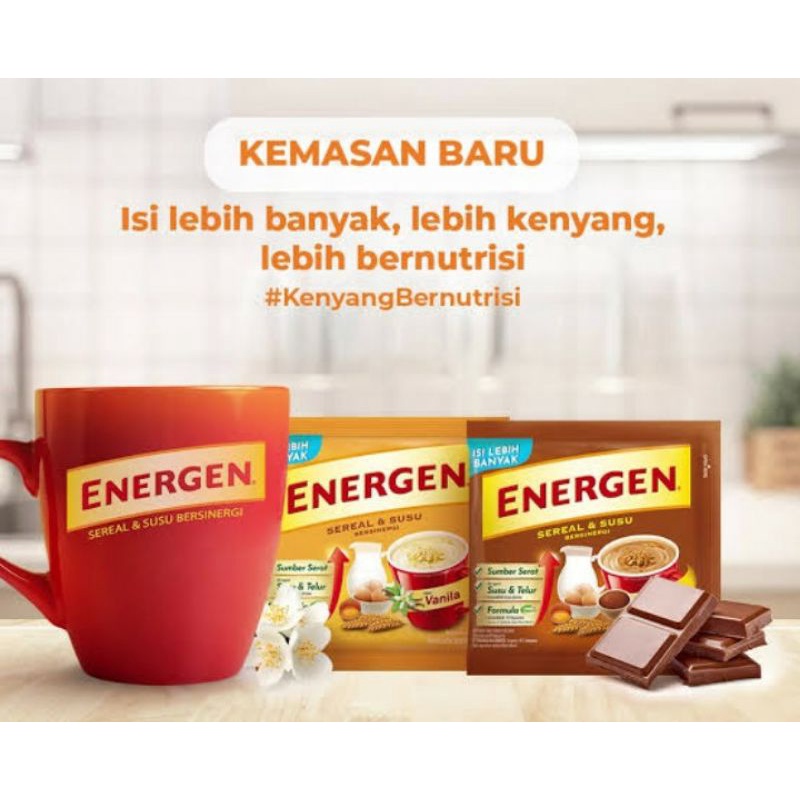 

ENERGEN RASA COKELAT DAN VANILLA