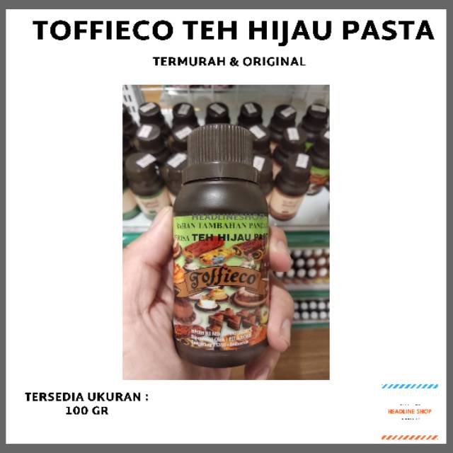 

Toffieco Perisa Teh Hijau Pasta 100 gr ORIGINAL