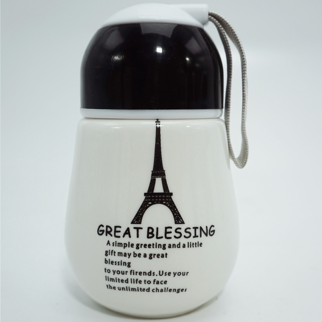 Botol Minum Keramik Tumblr Gelas Mug Eiffel London Pissa