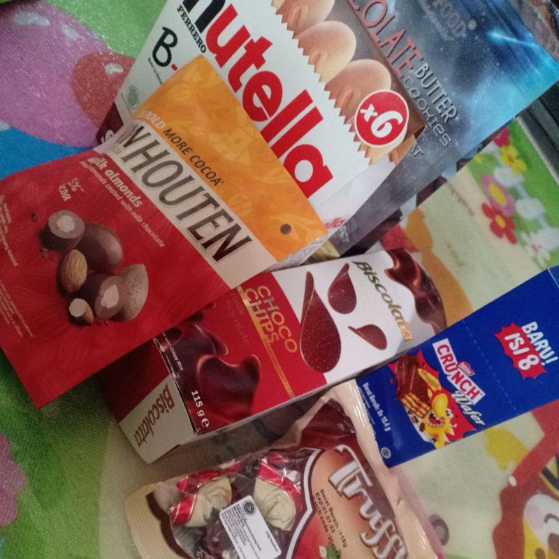 

snack ecer import + coklat premium