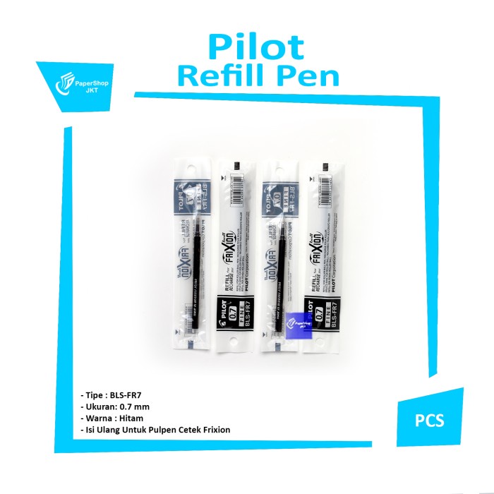 

Terlaris GROSIR!!! Refill Isi Pulpen Frixion Pilot 0.7 HITAM