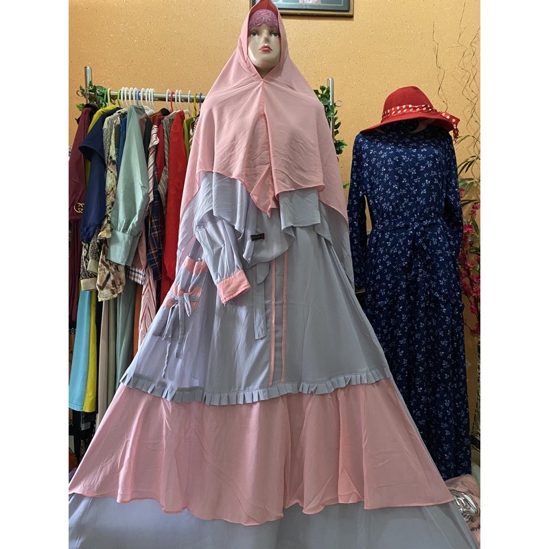 Gamis Syar'i Rempel by 3V MOSLEM