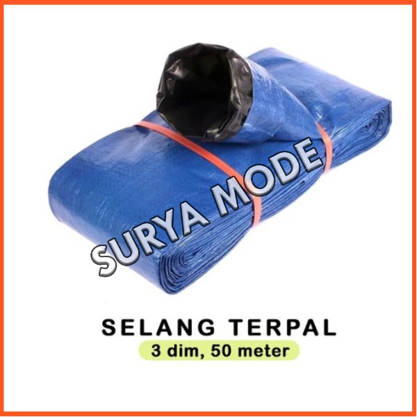 selang irigasi taman 3 dim selang terpal 3 inchi 50 meter