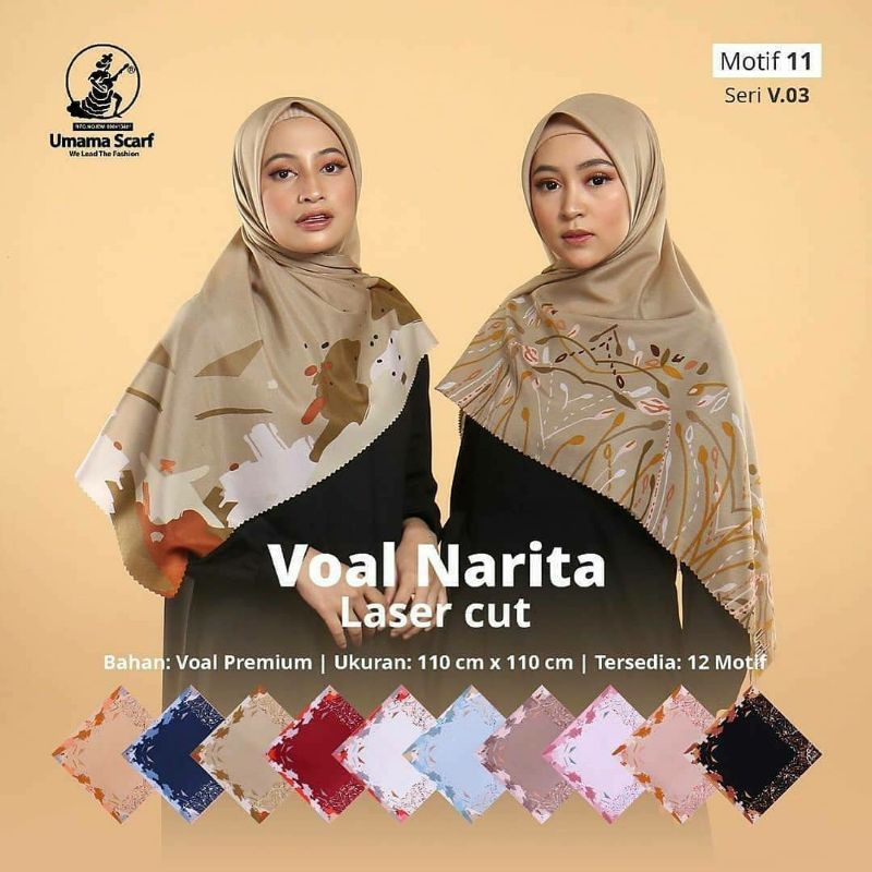 Umama - Voal Premium Laser Cut Motif 11