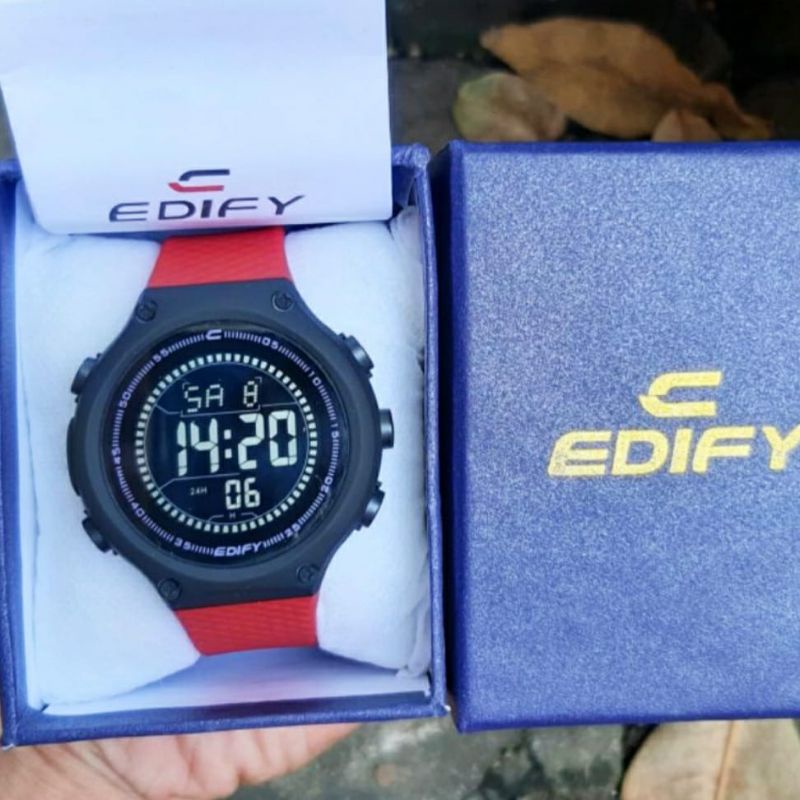 Jam Tangan Edify Untuk Berenang Stylish Sport Jam Tangan Pria Terlaris Jam Tangan Anti Air Bisa COD