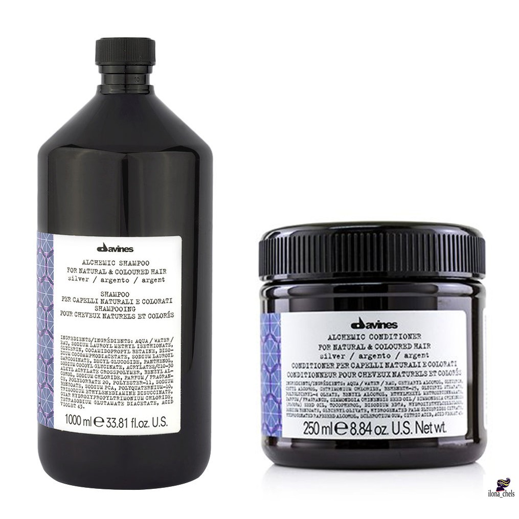 Davines Alchemic Shampoo 1000ml + Davines Alchemic Conditioner 250ml