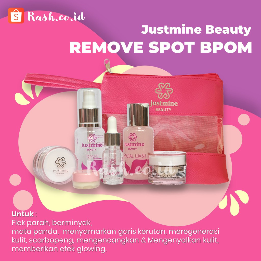 Justmine Beauty Paket Reseller Skincare Glowing Cream Wajah-2