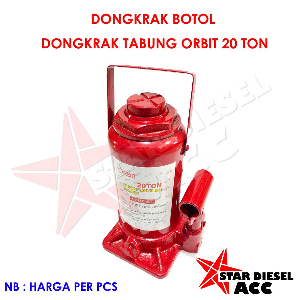 DONGKRAK BOTOL TON HYDRAULIC JACK ORBIT 20 TON DONGKRAK BOTOL DONKRAK MOBIL 20 TON