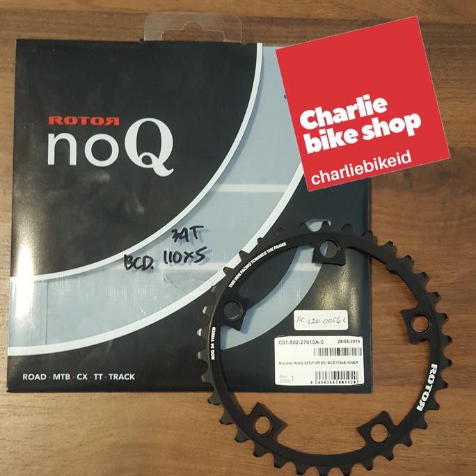 Chainring Rotor Round Noq 34T Bcd110X5