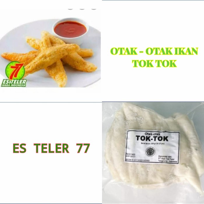 

⭐ COD ⭐ Otak otak Ikan TOK-TOK ES TELER 77 isi 25