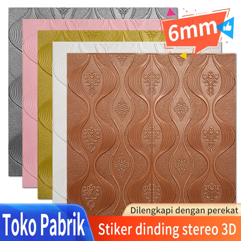 3D wallpaper bermutu tinggi tiga dimensi pola ruang tamu kamar tidur TV latar belakang wallpaper din