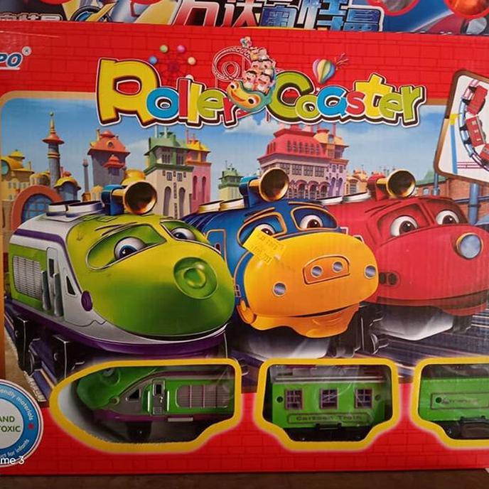 Promo  Terbaru  KERETA CHUGGINGTON TRACK ROLLER COASTER MAINAN ANAK LAKI LAKI