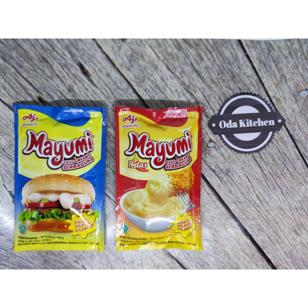 AJINOMOTO MAYUMI MAYONAISE SAUS CREAMY SERBAGUNA ORIGINAL PEDAS 100gr