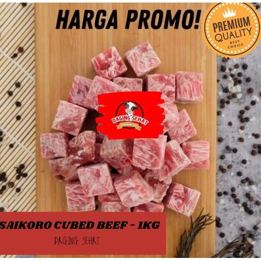 

Wagyu Saikoro Meltique / Beef Cubes Premium 1 Kg O6Mk6747X0