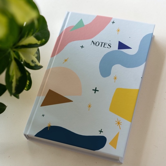 

Terlaris ✨ - Buku Agenda Buku Catatan Lucu Notebook Agenda, Polos dan dotted Notes Biru3.1.23