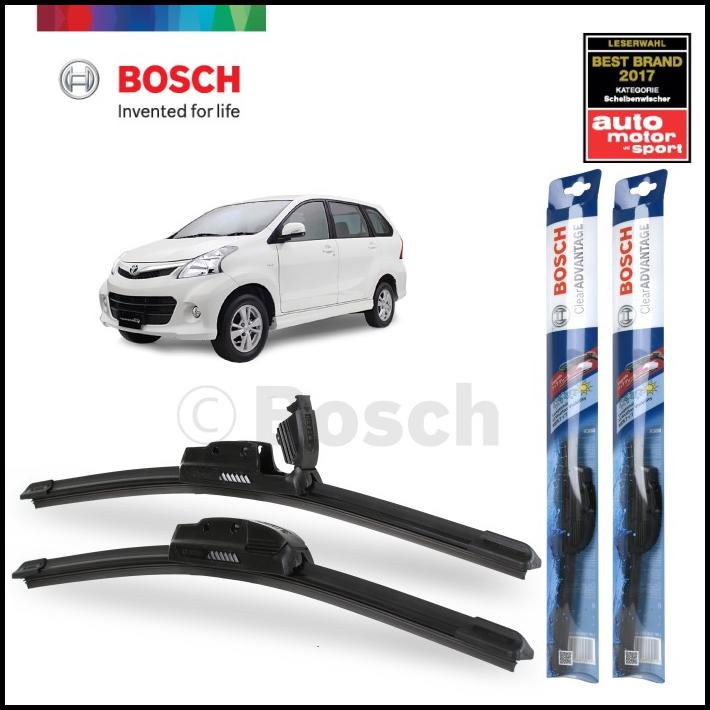 Wiper Mobil Frameless Avanza 2004-2012 Sepasang Bosch Clearadvantage