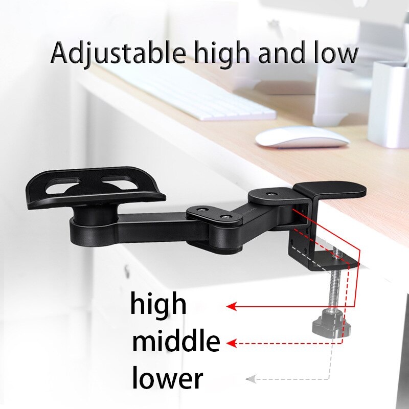 Triple W Sandaran Tangan Meja Mouse Kerja Laptop Computer Armrest Adjustable