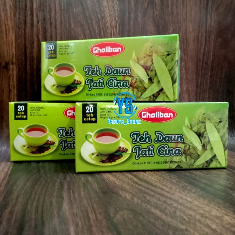 

Teh Celup Daun Jati Cina - Teh Celup Gholiban