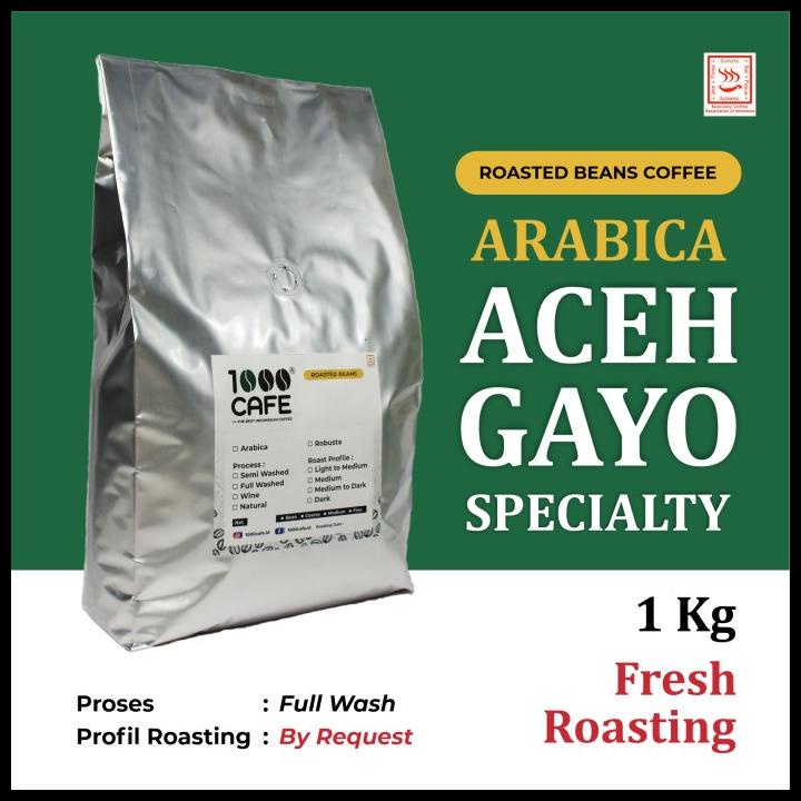 

Biji Kopi Arabica Gayo Specialty Full Wash 1Kg