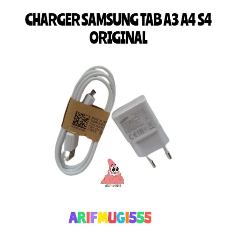 Charger Casan Casan hp Samsung Galaxy Tab S4 A3 A4 Original