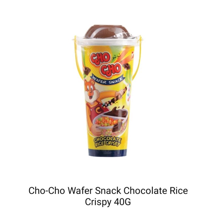 

cho-cho wafer Snack chocolate rice crispy 40gr