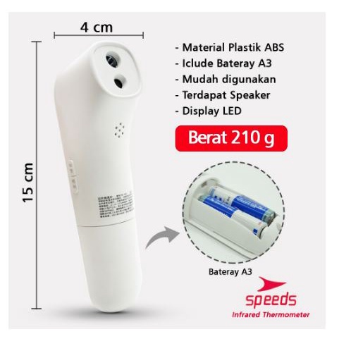 Infrared thermometer / Termometer LCD IR Infrared