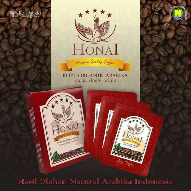 

HONAI Kopi Organik Arabika (Papua Single Origin)