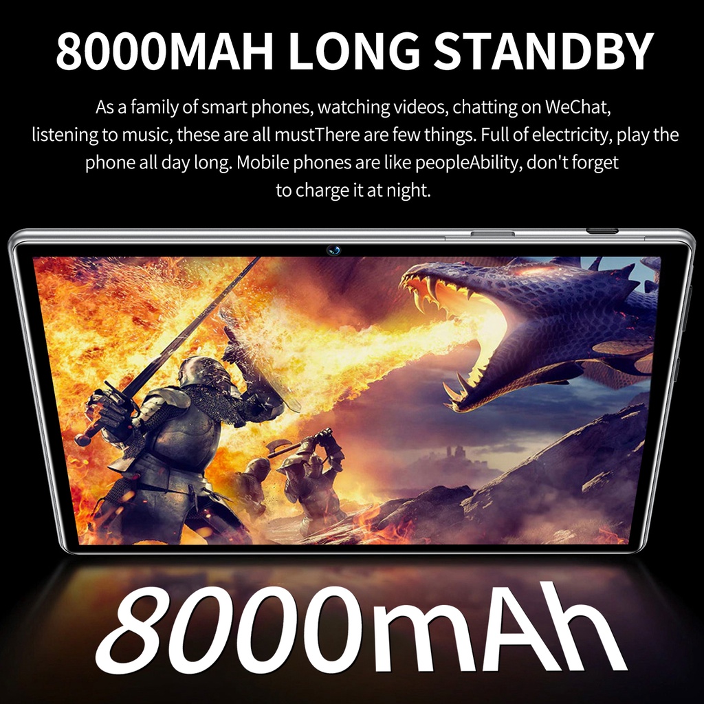 Asli Tablet PC Tampilan HD 8.0 inci | Pelindung mata | Kids Corner HD Ponsel Android Tablet PC 5G Siswa Belajar Tablet PC 12GB+512GB Android 10.0 Promosi Tablet Murah