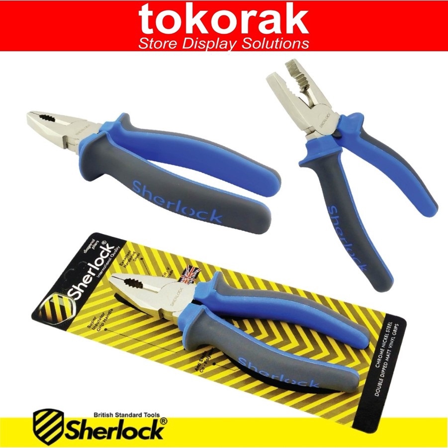 TANG KOMBINASI 7 INCH SHERLOCK 7&quot; COMBINATION PLIERS 7INCH 6&quot; 6 INCH