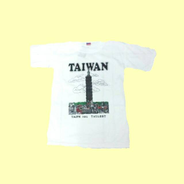 Souvenir kaos negara taiwan taipei formosa
