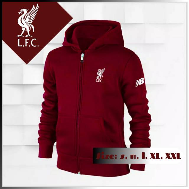Jaket Ziper Pria Liverpool Sweater Pria Liverpool
