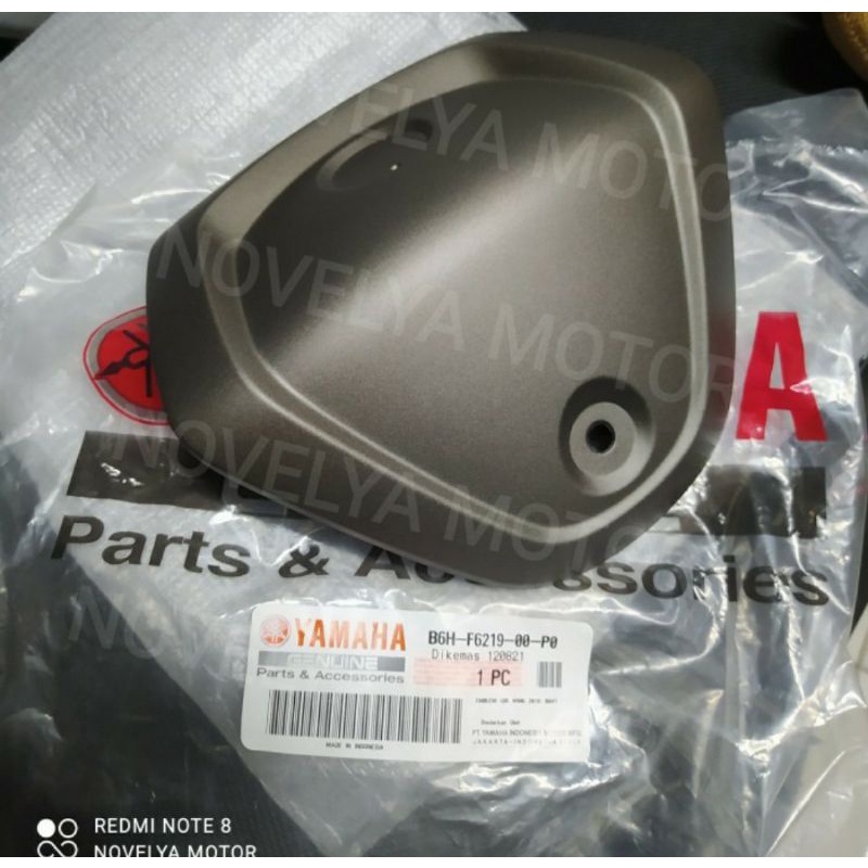 EMBLEM COVER STANG NEW NMAX, N MAX 2020 2021 ABU GOLD ORIGINAL YAMAHA YGP B6H-F6219-P0