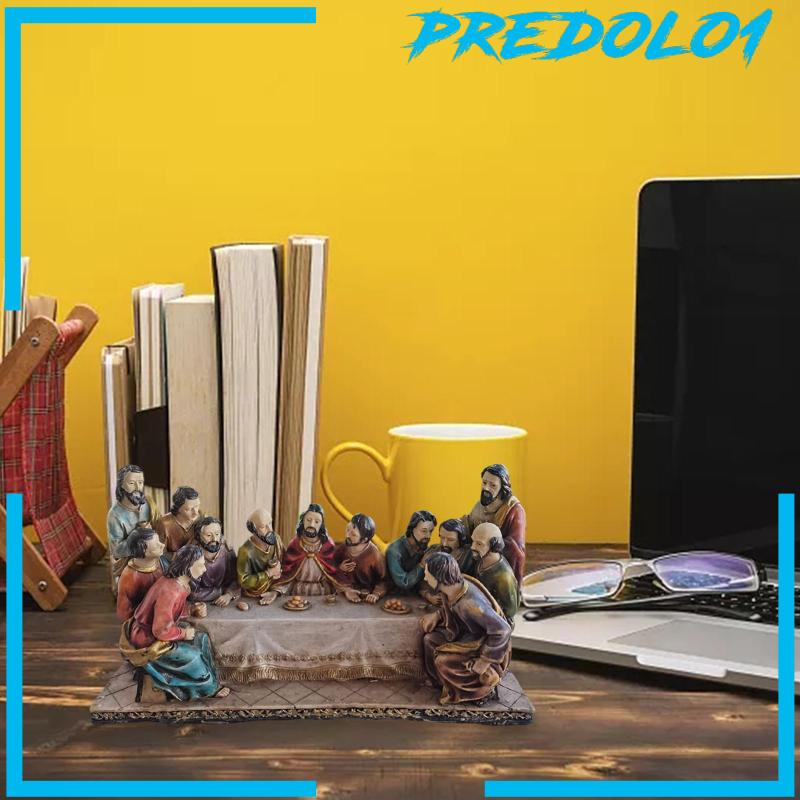 (Predolo1) Patung Resin The Last Supper Untuk Dekorasi Kamar Tidur