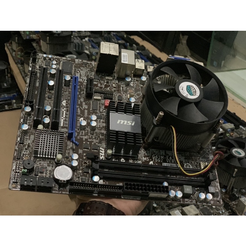 MOTHERBOARD PROCESSOR CORE 2 DUO G41 LIKE NEW