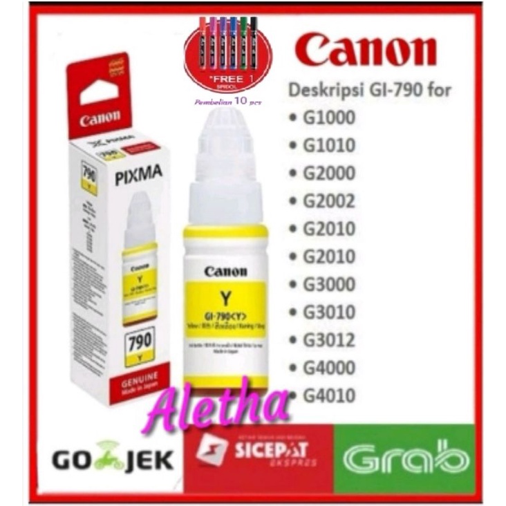 Tinta Printer Canon PIXMA GI790 GI 790 GI-790