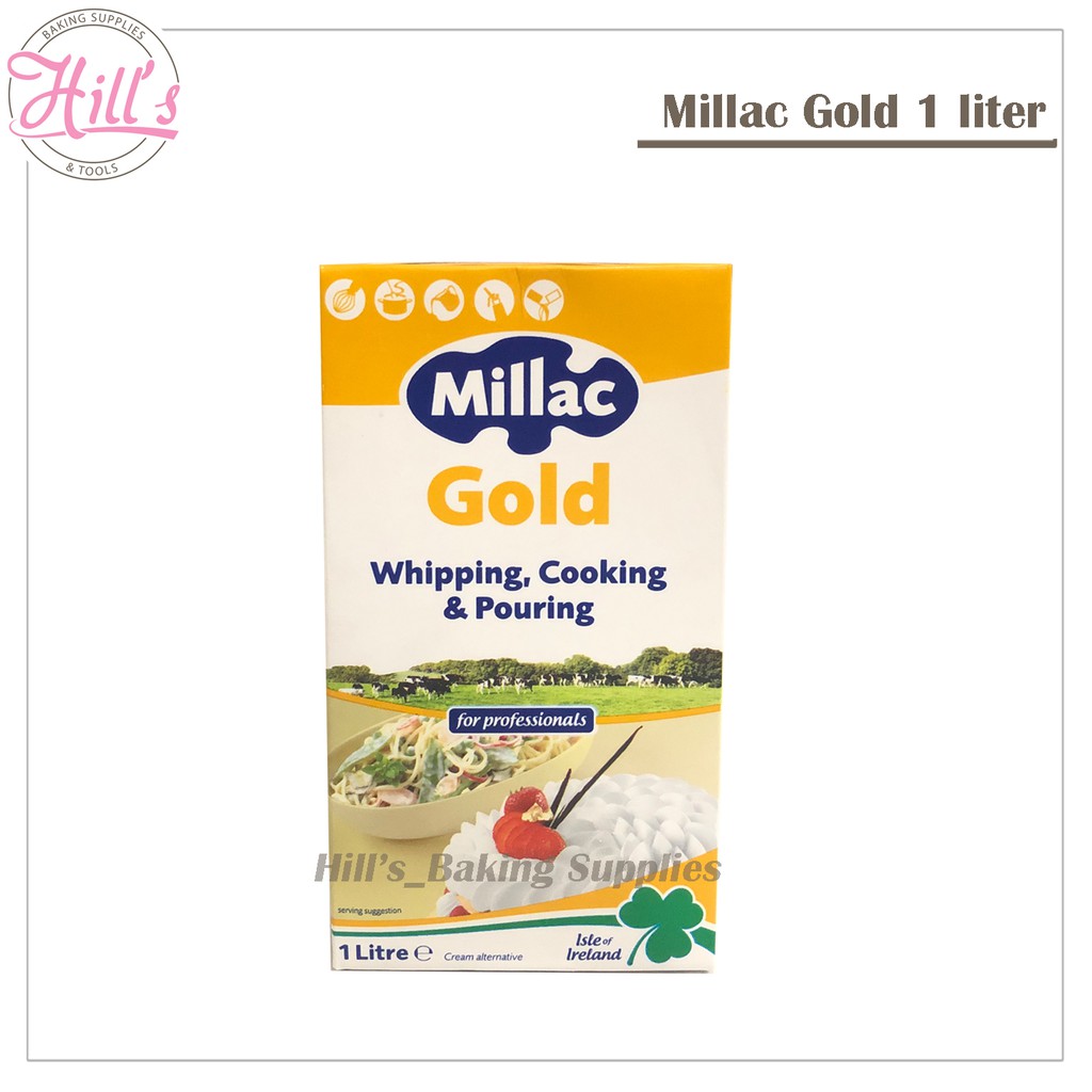 

MILLAC GOLD WHIPPING CREAM 1 L / COOKING CREAM / DAIRY WHIP CREAM MILAC 1L Liter Ltr