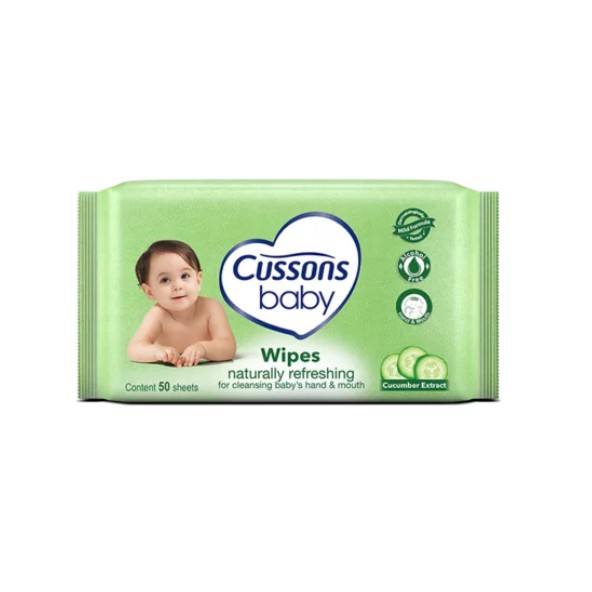 Cussons Tissue Baby Wipes Tisu Basah Bayi Isi 50 sheet