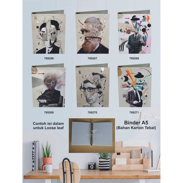 

Binder A5 / Binder Note A5 / Surealism / Set 2885