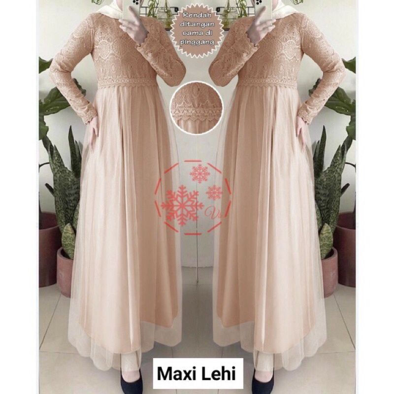 Brukat Tile Tutu/Gamis Pesta/Maxi Seragam Pesta/Gamis Tile