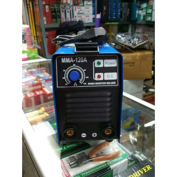 MESIN LAS RHINO 120 A - BLACK RHINO 120 A - MESIN LAS RHINO 120