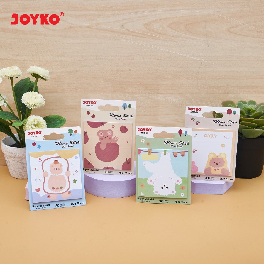 MEMO STICK | JOYKO MMS-29 | STICKY NOTE  | MEMO PENANDA BUKU | PEMBATAS KERTAS | MEMO TEMPEL