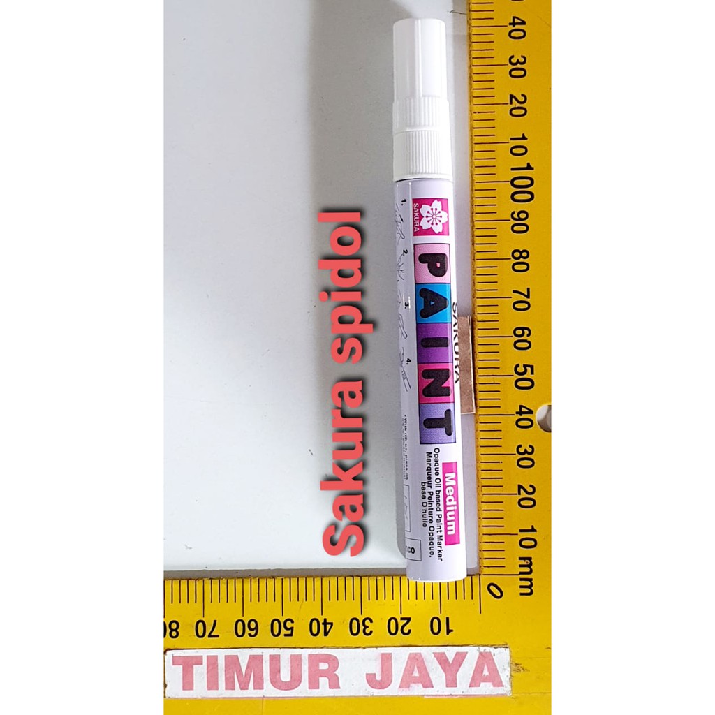 Spidol  Sakura Medium nib Paint Marker Permanent – WHITE PUTIH