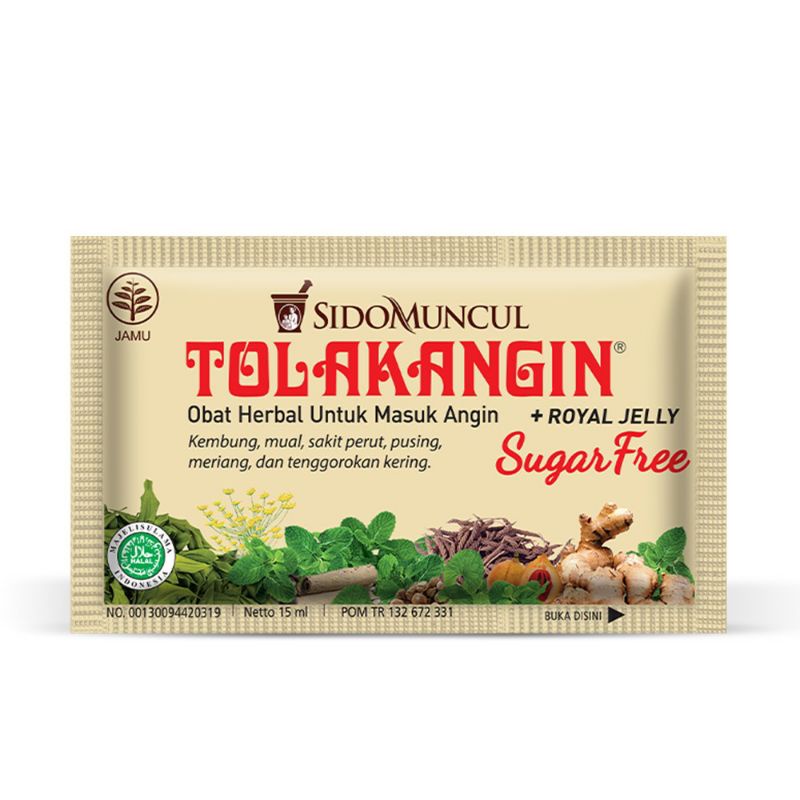 TOLAK ANGIN BEBAS GULA DUS 5 SACHET - ED 11/2026