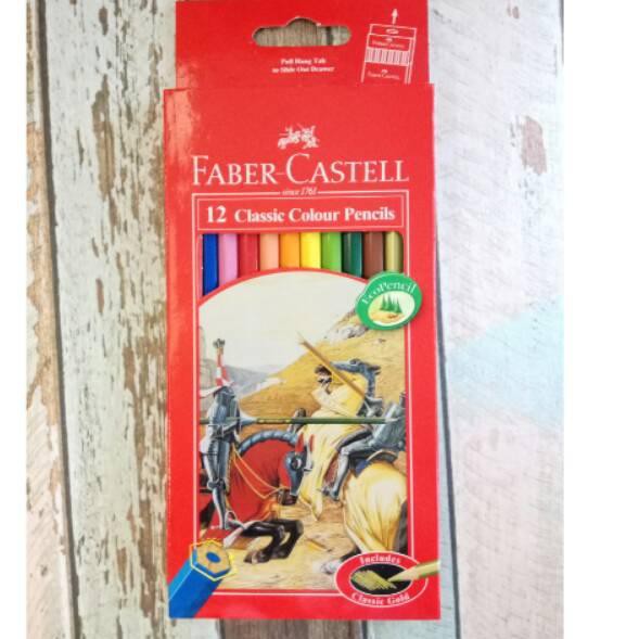 

HSB Pensil Warna Faber Castell 12w classic Panjang Ready Stock