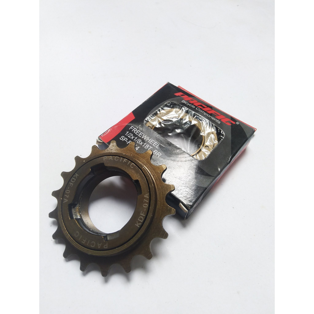 Bisa COD Pacific Gir Gigi Sepeda 18t Gear Belakang Pacific Sepeda Minion Lipat Cuci Gudang