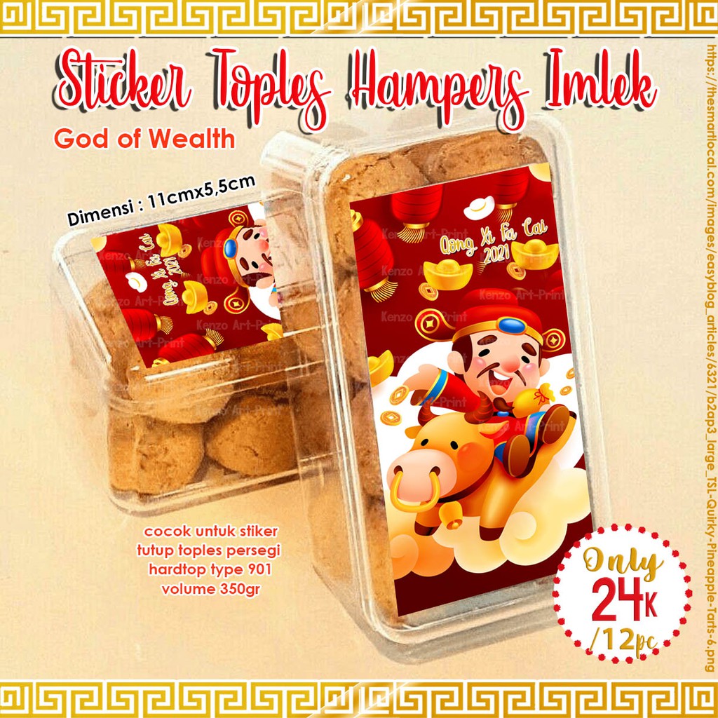 

Stiker Imlek/Label Imlek/CNY 2021 untuk Toples Persegi 350gr