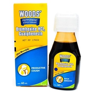 Jual Woods Biru Peppermint Expectorant Sirup Obat Batuk Berdahak Shopee Indonesia