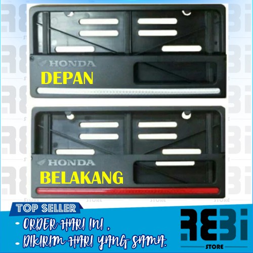 TEMPAT PLAT NOMOR COVER PLAT NOMOR DUDUKAN PLAT NOMOR ORI ORIGINAL AHM HONDA MOTOR