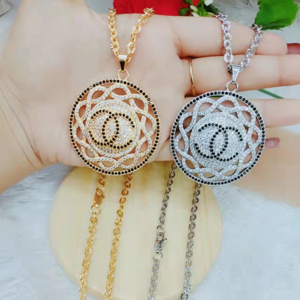 Kalung Xuping Mata Full Lapis Emas Perhiasan Fashion L34