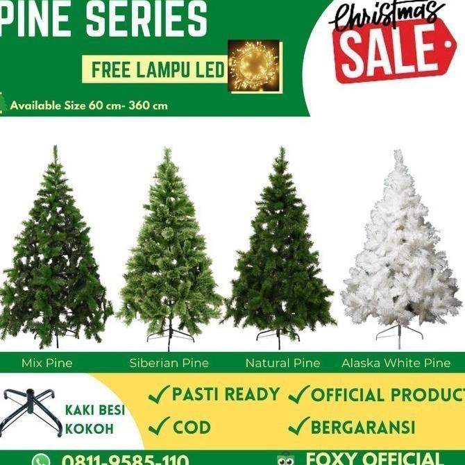 

Pohon Natal Premium Besar Tinggi 1 Meter 90 Cm 3 Ft Feet Jarum Pinus ---Termurah---